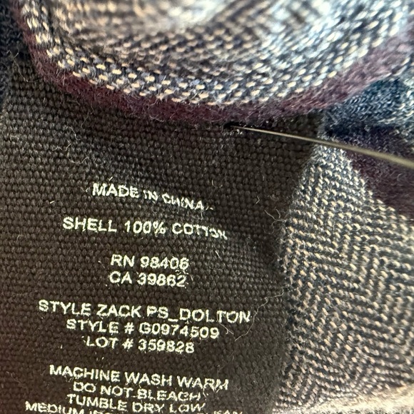 THEORY Zack PS Dolton Long Sleeve Button Up Shirt Mens Plaid Small 940 - Picture 4 of 4